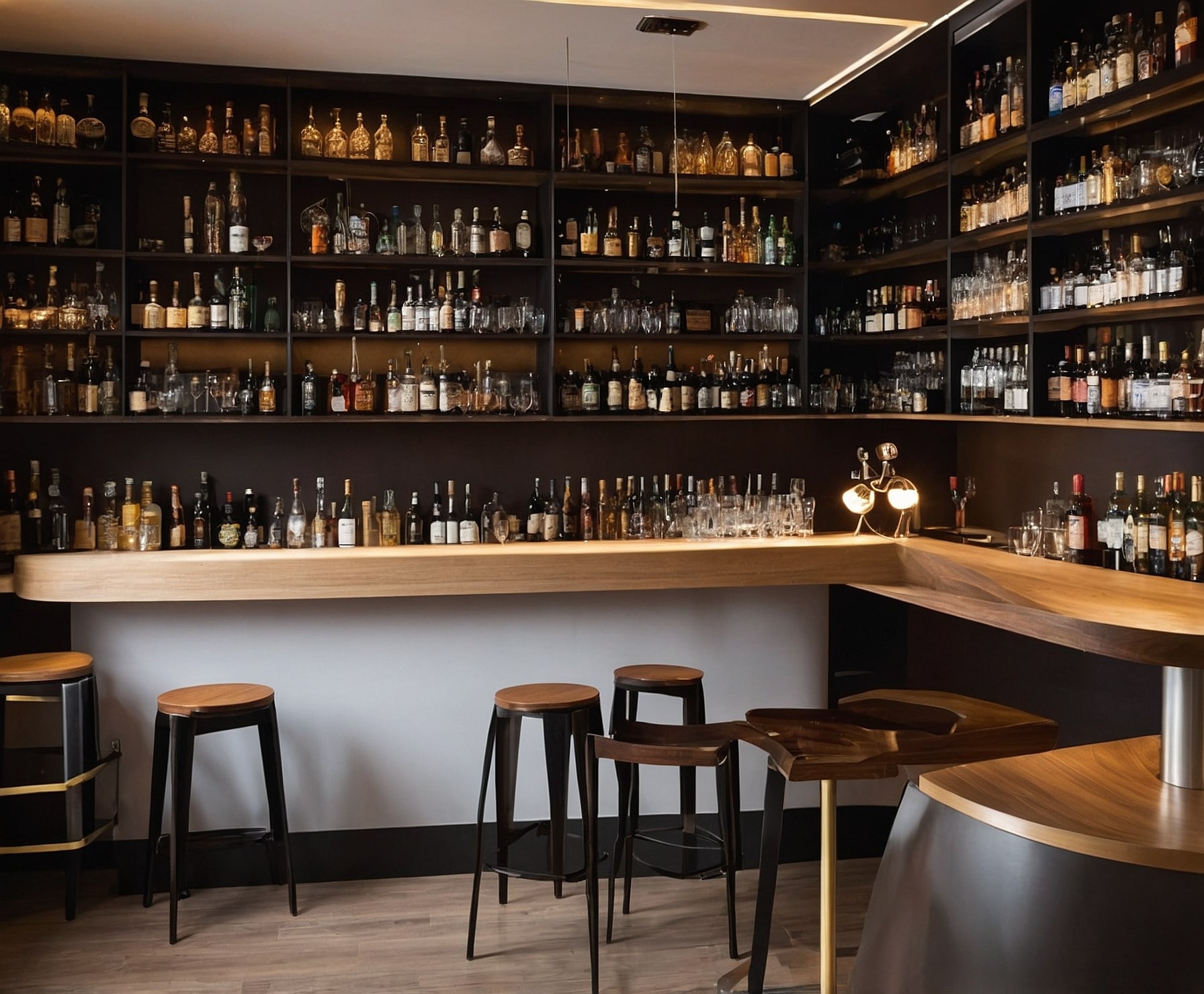 Noches vibrantes con bar, café y copas