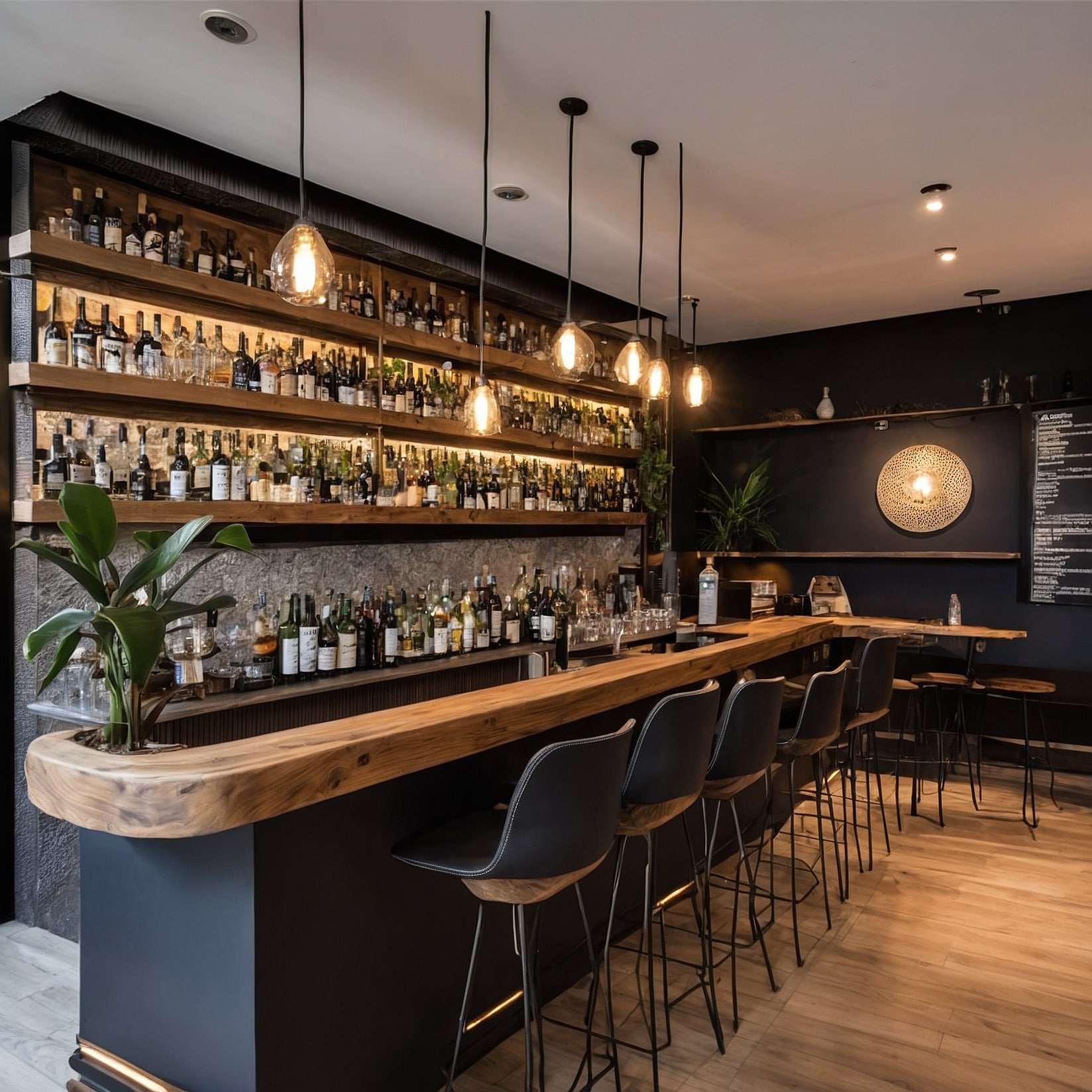Bar con ambiente chill
